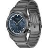 BOSS Candor Chrono Blue Anthracite Stainless Steel Bracelet Men's Quartz Watch 1514223