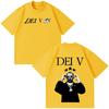 Rapper Dei V Quien Es Dei V Tour 2026 Print T Shirt Unisex Women Vintage Tshirt Shortsleeved Cotton Casual Gothic Punk Tshirts