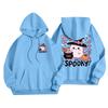 Children's Casual Fashion Halloween Print Long-Sleeved Hooded Sweatshirt
