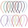 10Pcs Colorful Fabric Covered Headbands Hair Hoops Blank Base Settings DIY Hair Accessories Headwear Girls Makeup Wash Hairband