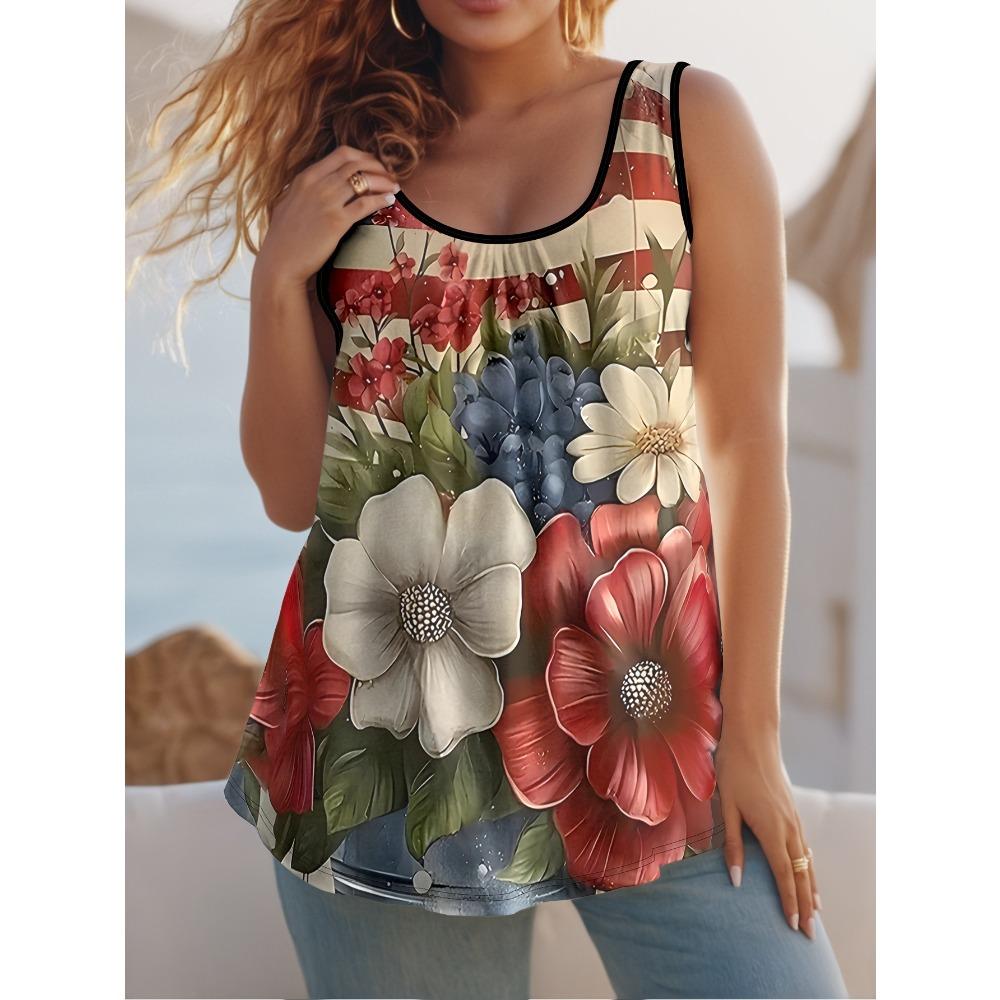

Large Size Women s Summer Sleeveless 3D Animal Loose Vest Fashionable Comfortable Soft Breathable O Neck Vest 4XL