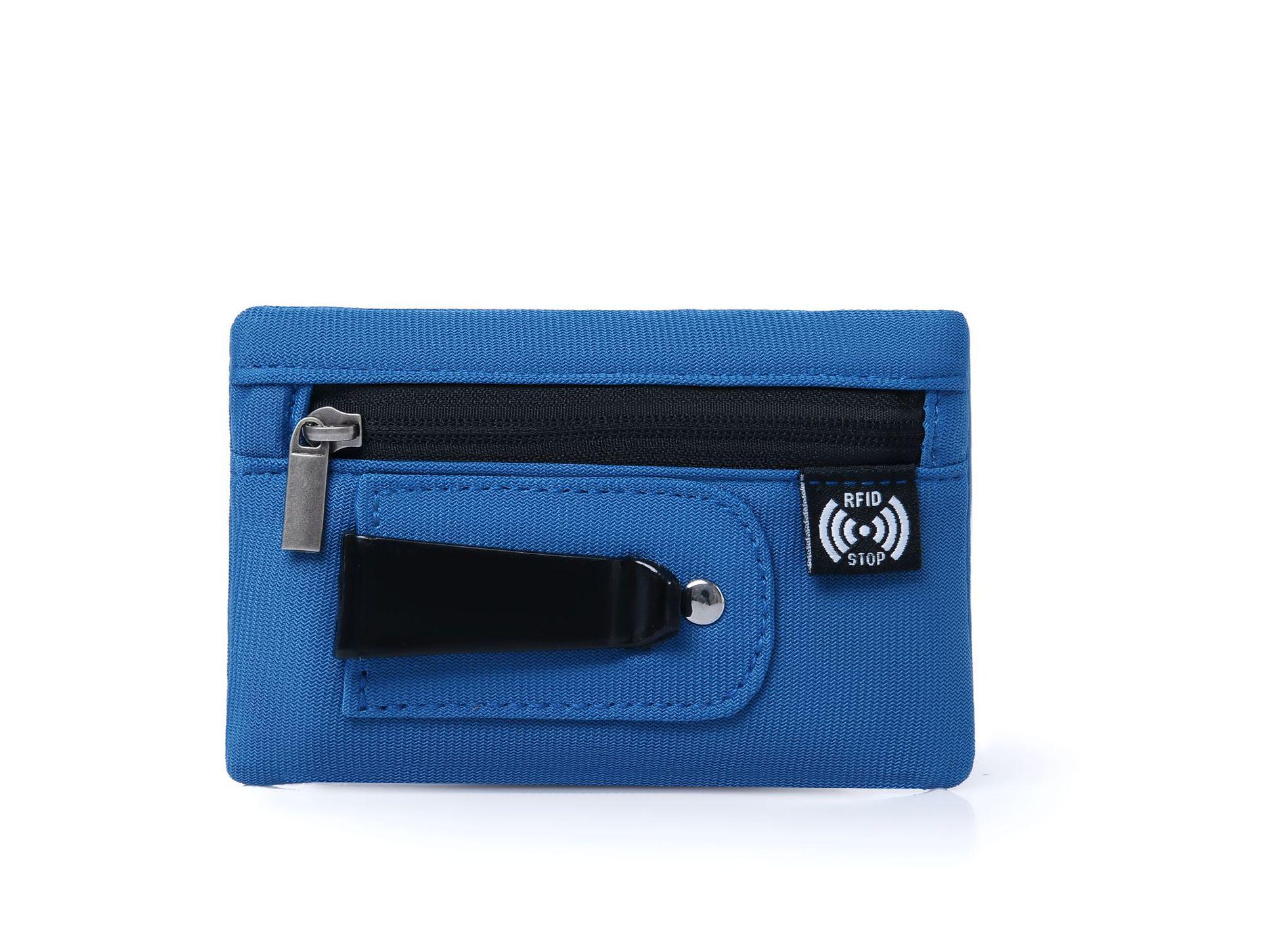 

RFID Anti-Theft Waist Bag: Hidden Coin Purse & Card Holder for Outdoor Travel королевский синий