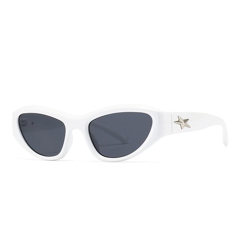

New Cat Eye Sunglasses Women Fashion Vintage Female Shades Designer Luxury Sun Glasses UV400 Eyewear as picture