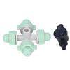 10 Set Durable Plastic Misting Nozzle Fits 4/7mm Hose Quick Connect Misting Spray Nozzle Mist Cooling Nozzle Garden Sprinklers
