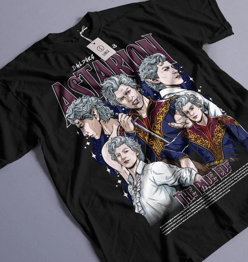 Astarion Baldurs Gate 3 Bootleg TShirt starion Baldurs Gate 3 Girl Gift Shirt S