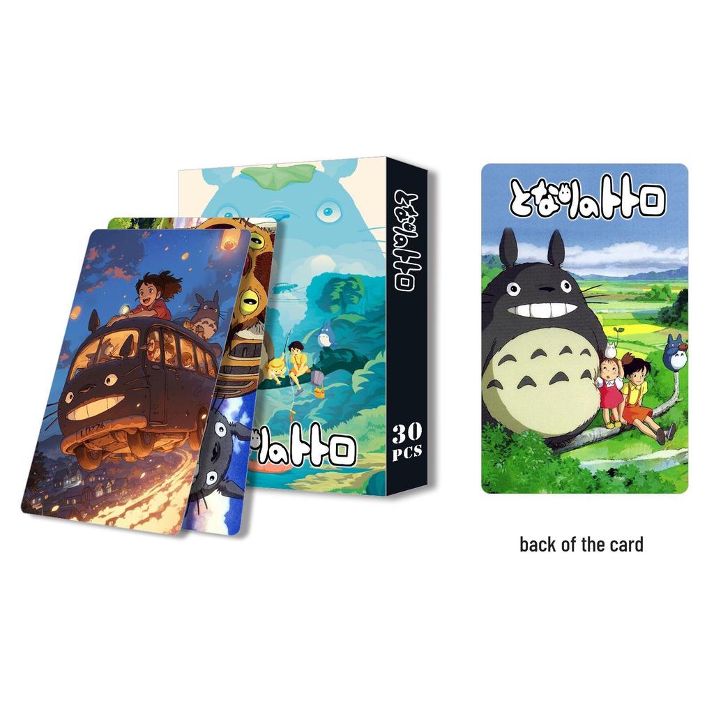 Studio Ghibli My Neighbor Totoro 30 Double-Sided Mini LOMO Cards - Movie Stills Collection Postcards