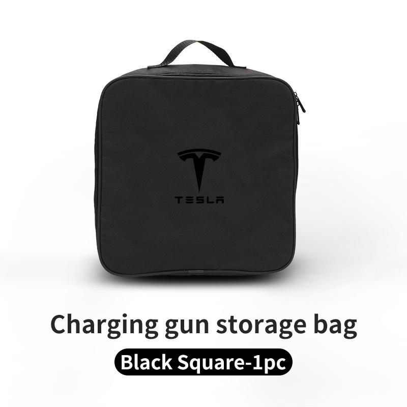 EV Car Valve Charging Cable Storage Box Electric Vehicle Charger Cables Carry Bag For Tesla Model 3 Y S X 2021 Roadster