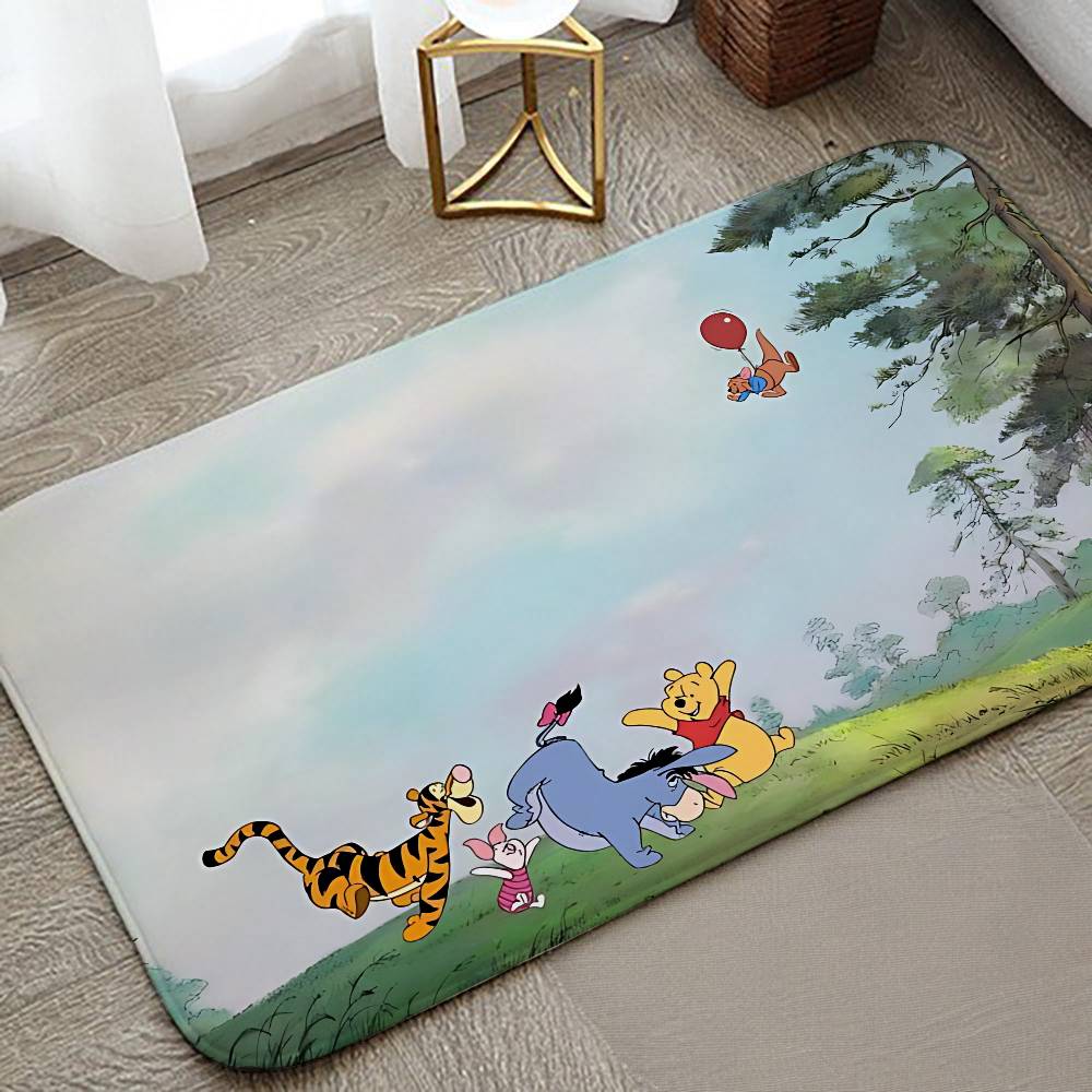 W-Winnie The P-Pooh Cute Carpet For Living Room Sofa Decor Modern Rug Floor Mat For Men Bedroom Durable Area Rugs