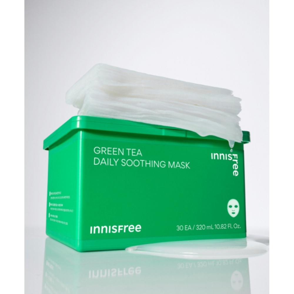 Innisfree Green Tea Daily Soothing Mask 30 Sheets FREE