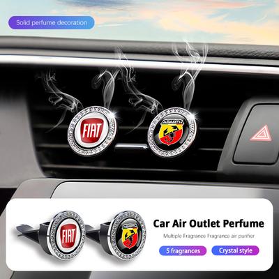 Car Air Freshener Auto Accessories Interior Perfume Diffuser For FIAT Abarth 500 Pulse Panda Tipo Strada D 600 500L Mobi Doblo