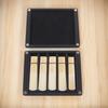 Clarinet Reed Case 10 Slots Saxophone Clarinet Holder Box with Magnetic Closure for Alto Tenor Soprano Saxophone Reeds