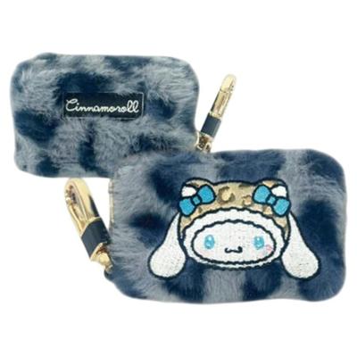 Tanayama Shoji Sanrio Smart Key Etui, Leopardenmuster, Charakter-Schlüsseletui, Kompakt, Schlüsselanhänger inklusive,