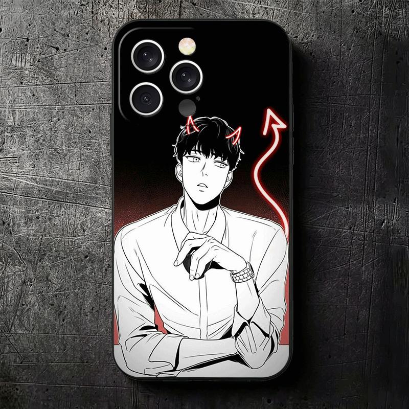 B-J A-Alex Anime Soft Phone Case for iPhone 16 16E 17 Air 15 Pro Max 14 Plus 13 Mini 11 12 7 Black Cover Back Shell