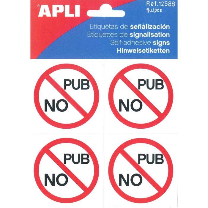 Pictogramme no pub 114 x 114 mm