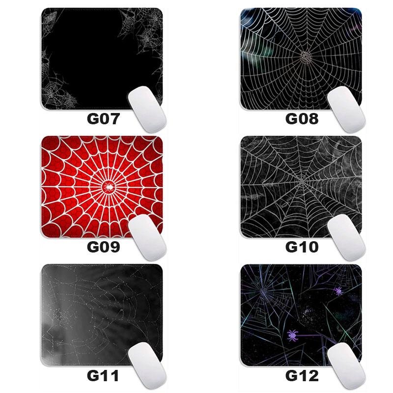 Spider Webs Standard Mouse Pad Small HD Mousemat Gaming Accessories Gamer MousePads Edge Stitched PC Non-Slip Travel Mousemat