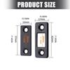 Heavy Duty Stainless Steel Magnetic Cabinet Door Catches Adhesive Drawer Magnets Magnetic Door Holder for Cabinets