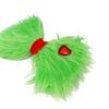 Hair Clip/Headband Plush Green Design Easy Snap Fastener Jewelry For Christmas Celebrations Family Gatherings