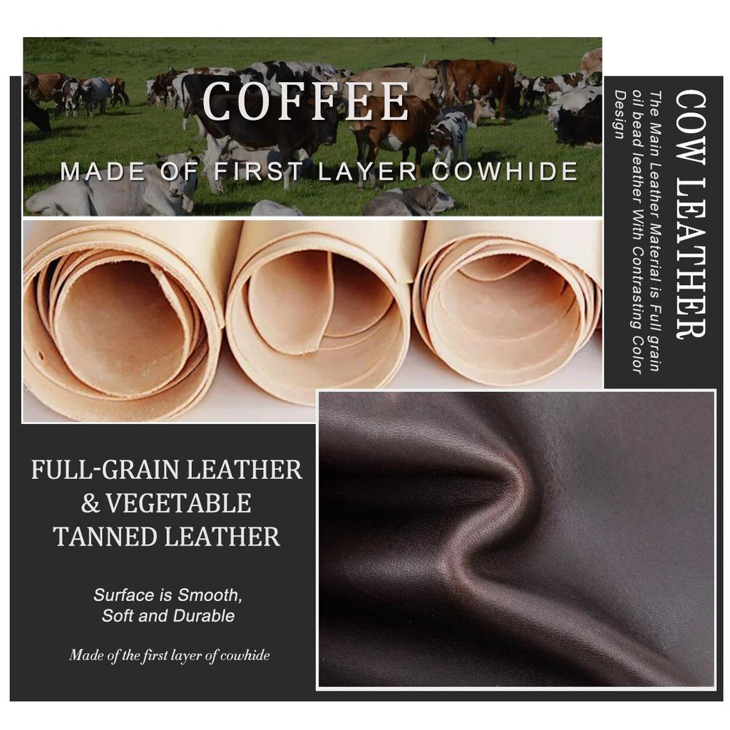 CONTACT'S Genuine Leather Vintage Short  Men Wallet Card Holder RFID Small Male Coin Purse Wallets