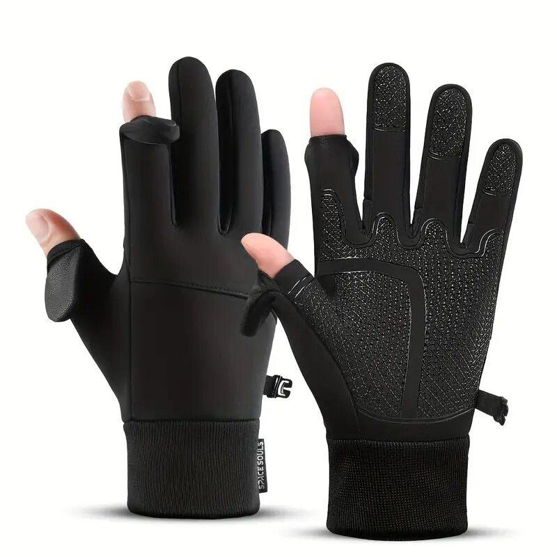 Touch Screen Gloves for Men And Women Windproof Waterproof Warm Autumn Winter Outdoor Fishing Running Cycling Skiing Cold Gloves