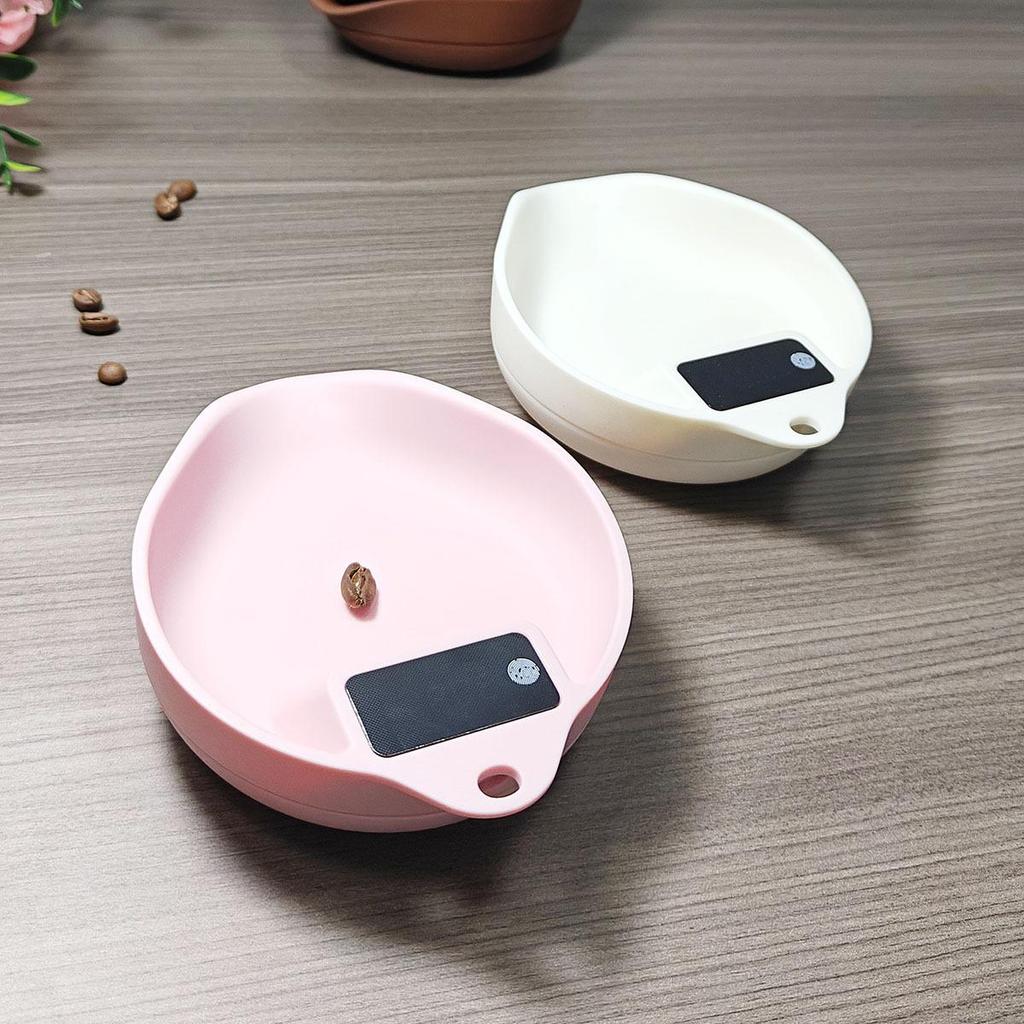 Accurately Weigh from 0.1g! Intelligent Electronic Scale for Hand Brewed Coffee, Italian Coffee Weighing, Bean Tray Scale, Portable Bean Tray Design