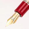 Jinhao 1935 Fountain Pen Palace Museum Red & Transparent Barrel Guitar Clip Star Cap M Nib for Office Signature School