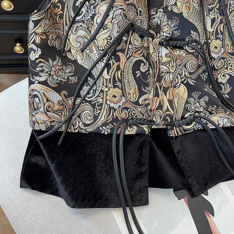 Samt-Spleißweste Damen 2025 Temperament hochwertig luxuriös Top-Weste