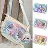 Ita Bag Anime Anstecknadelhalter Set Bunte Dekoration Kawaii Pin Anstecknadel Organizer Handgefertigte Spitze Rückwand Anstecknadel Display Board