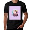 Bald Eagle TShirt Simple Line Art Print Tee