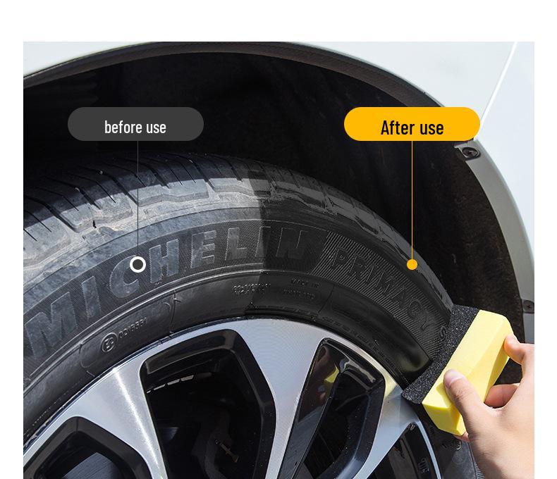 Tire Shine & Conditioner: Dustproof, Anti-Ash, Black Bright Glaze for 3D Tire Refresh