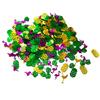WTEMPO Hawaiian Tropical Party Confetti Colorful Shreds Glitter Flamingo Tortoise Back Leaf Palm Cactus Sequins for Summer Gathering Universal Holiday