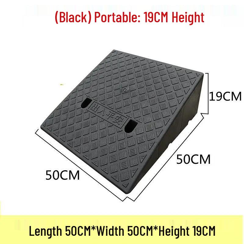 Plastic Car Curb Ramp Threshold Mat for Road Climbing