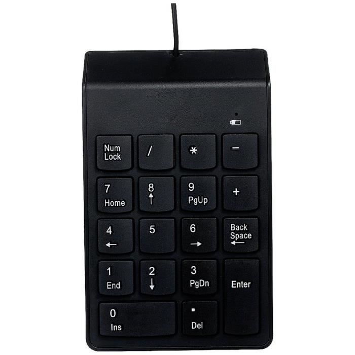 Pavé Numérique - Gembird - NumPad - Filaire - Noir - Accessoire Pour Ordinateur Portable