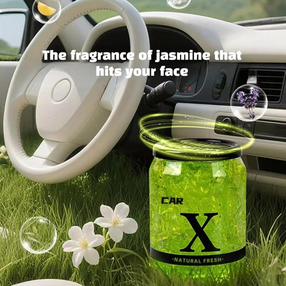 Car Ice Cream Solid Air Freshener Natural Plant Fragrance Perfume Long-Lasting Auto Aromatherapy For Auto Interior Decoration