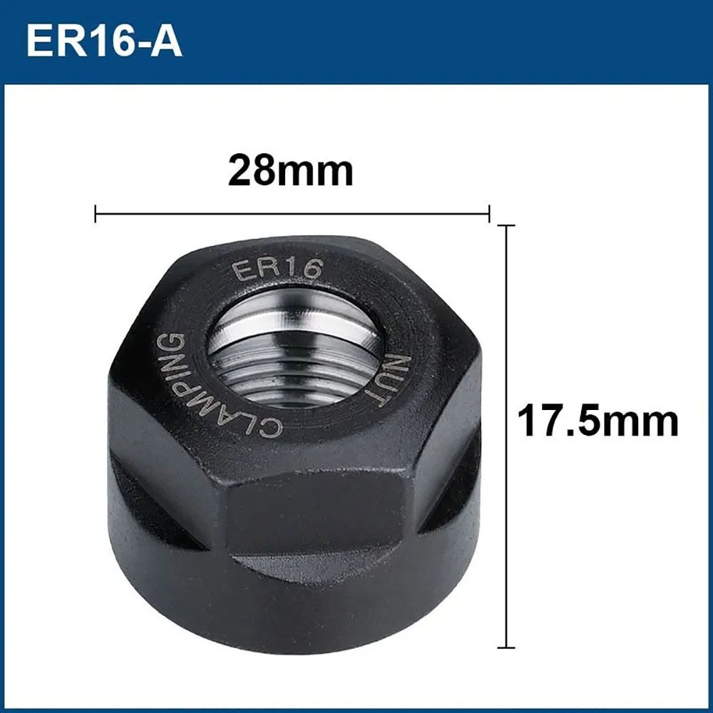 1Pcs High Precision Chuck Nut A/M/UM Type CNC Metalworking Clamping Nut ER 11/16/20/25/32/40 For CNC Lathe Milling Bit Holder