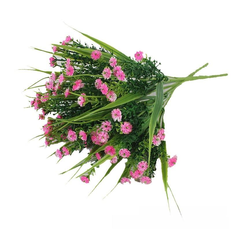 Grass Artificial Spring Gypsophila Paniculata For Patio Garden Decorations Wall