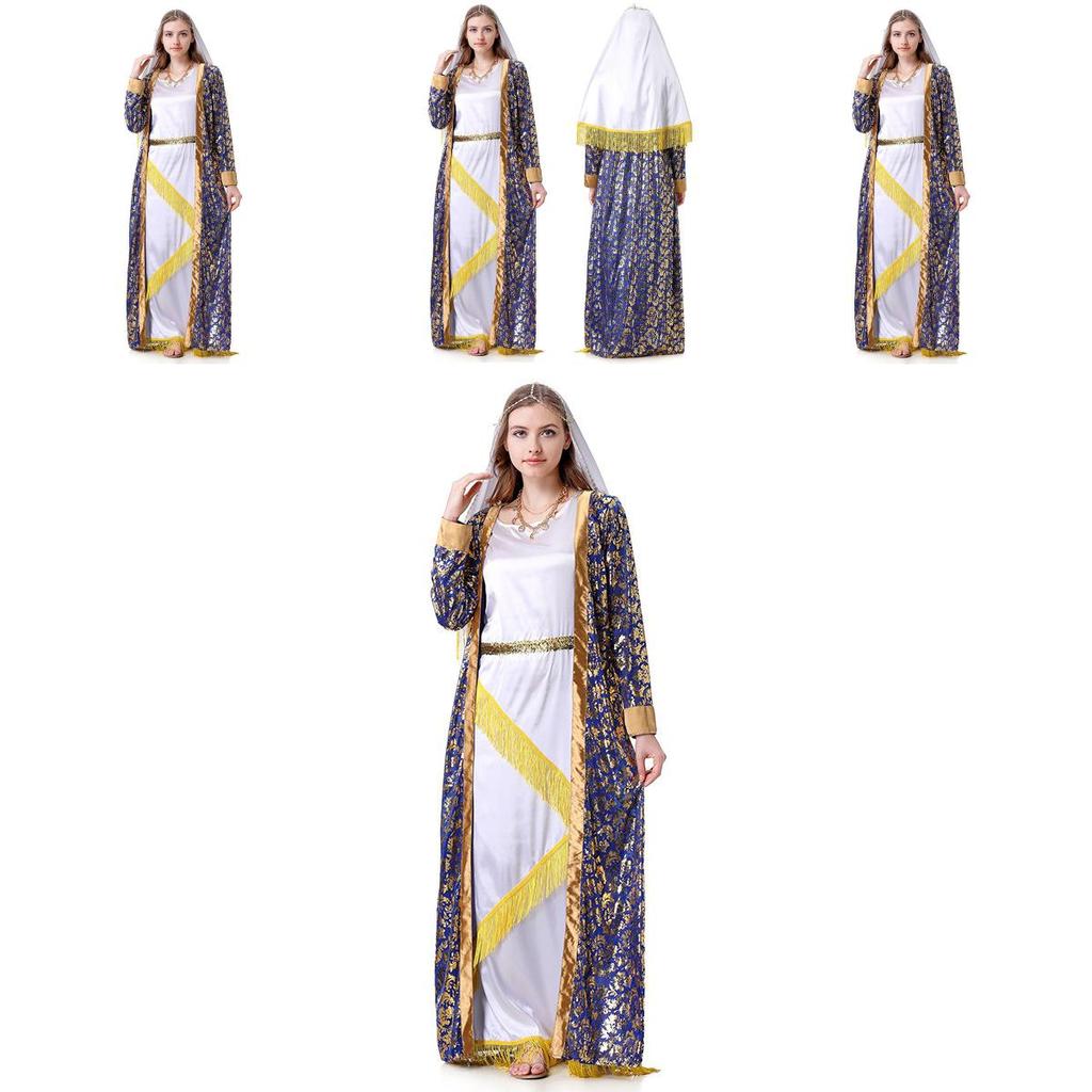 Halloween Dubai Costume Dress Polyester Fabric With Fantasy Theme For Women