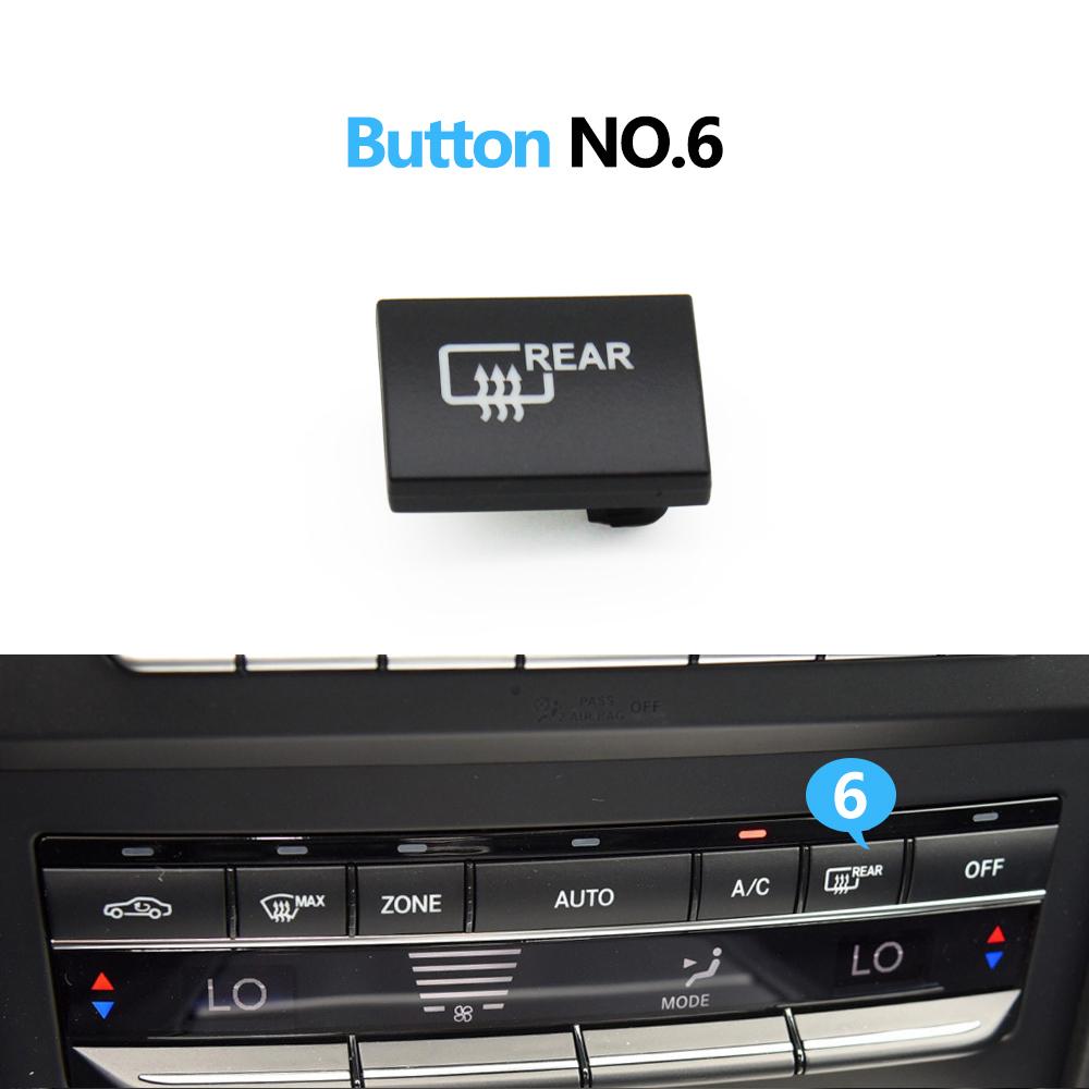 Central Console AC Heater Button Switch Cover Climate Control Button For BENZ E Class W212 W207 E200 E250 E300 E350 E400 E500