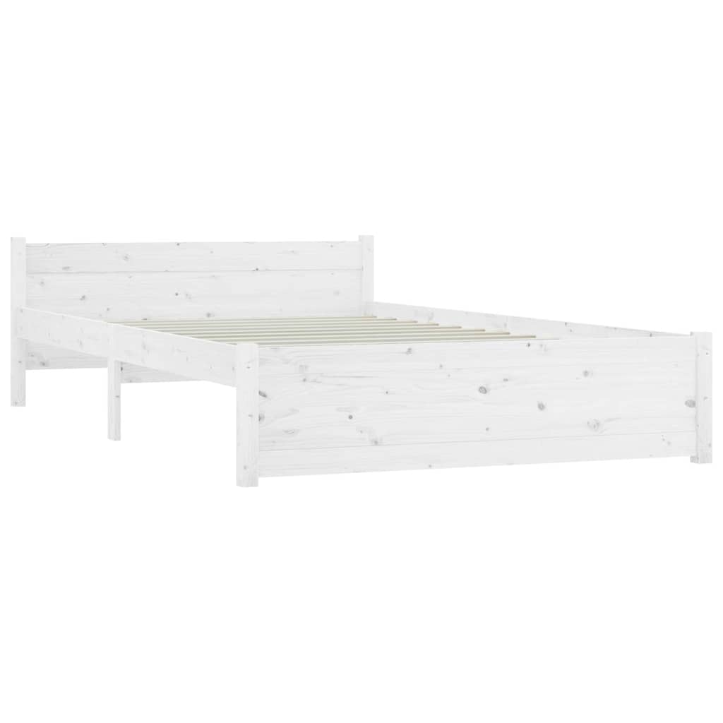 vidaXL Bett mit Schubladen Weiß 160x200cm