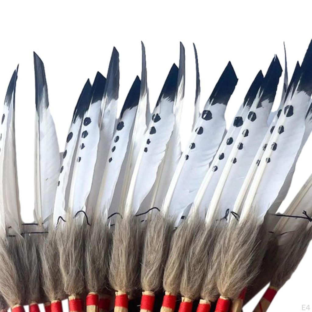 Feathered Headdress for Men And Women - Festival Costume Accessory