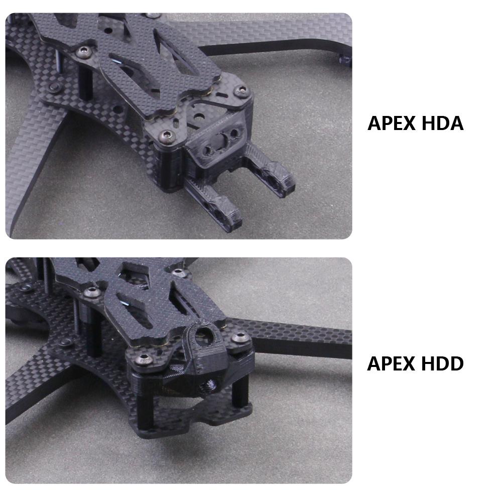 APEX HD Carbon Fiber FPV Frame Freestyle 5/6/7 inch Racing Drone parts for 19/20mm camera | DJI air unit/VISTA VTX kit/analog