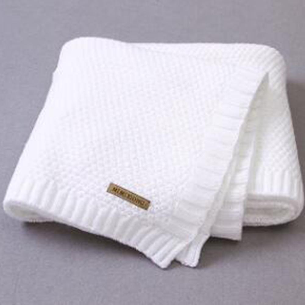 Knitted Blanket  Windproof Infnat Wrap Woolen Quilt Air Conditioning Cover Nap Blankets