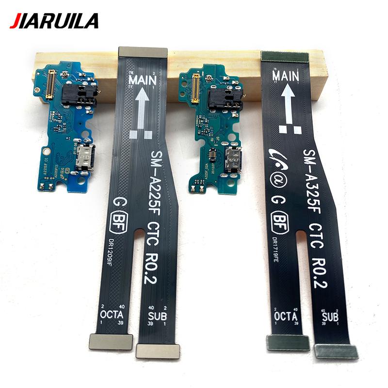 NEW Tested USB Charging Port Dock Charger Plug Connector Board Main Motherboard Flex Cable Parts For Samsung A22 A32 4G A42 5G