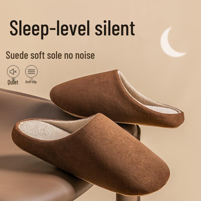 Damskie Japońskie Ciche Antypoślizgowe Bawełniane Kapcie Domowe - Lekkie, Oddychające, Miękka Podeszwa na Wiosnę i Jesień