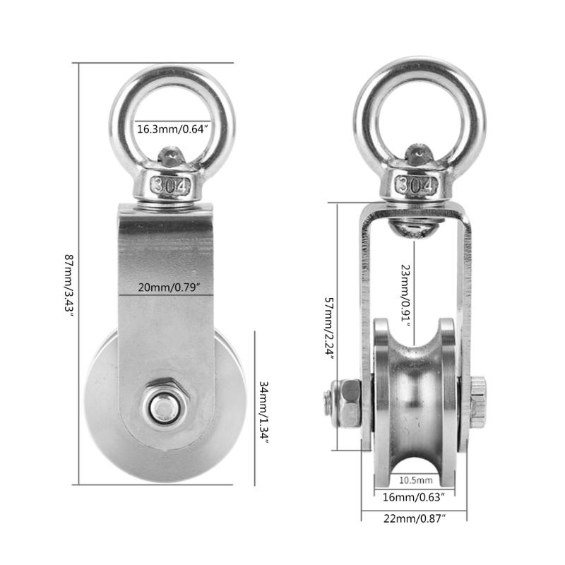 Durability UShaped Pulley Swivels Pulley Suitable for Various Applications