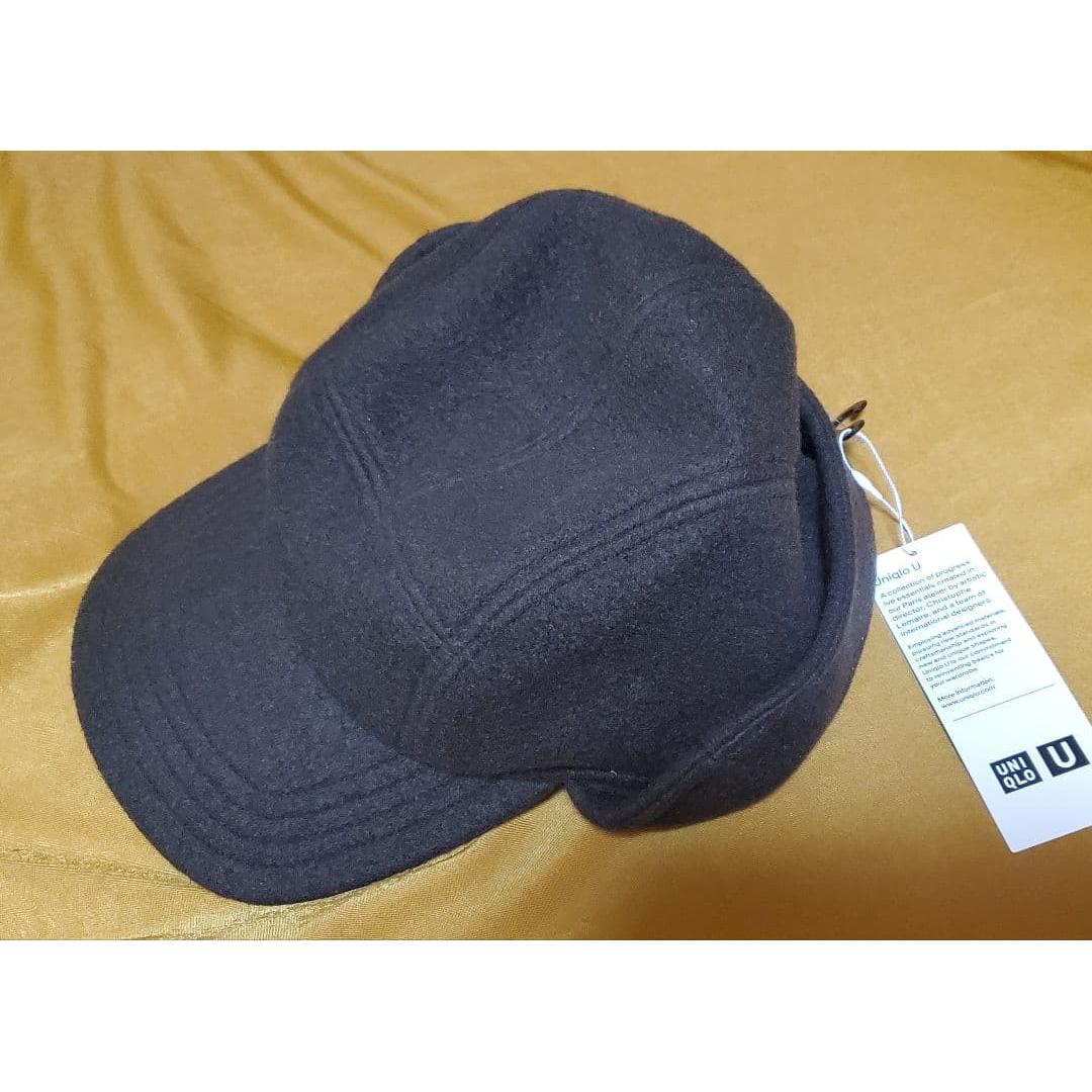 Used New and unused UNIQLOU UNIQLO Brown Fleece Lining Cap