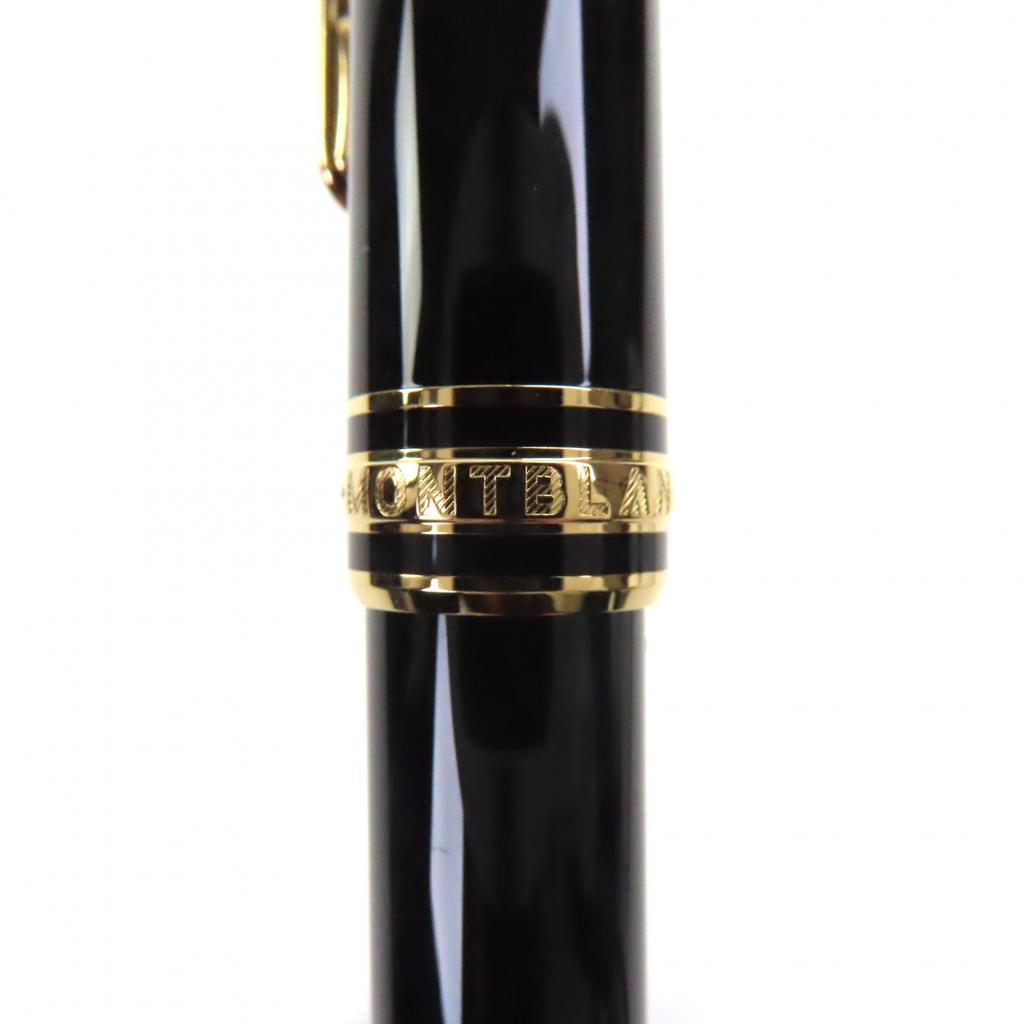 Excellent MONTBLANC Ballpoint pen Meisterstück Classic Black gold mens Used