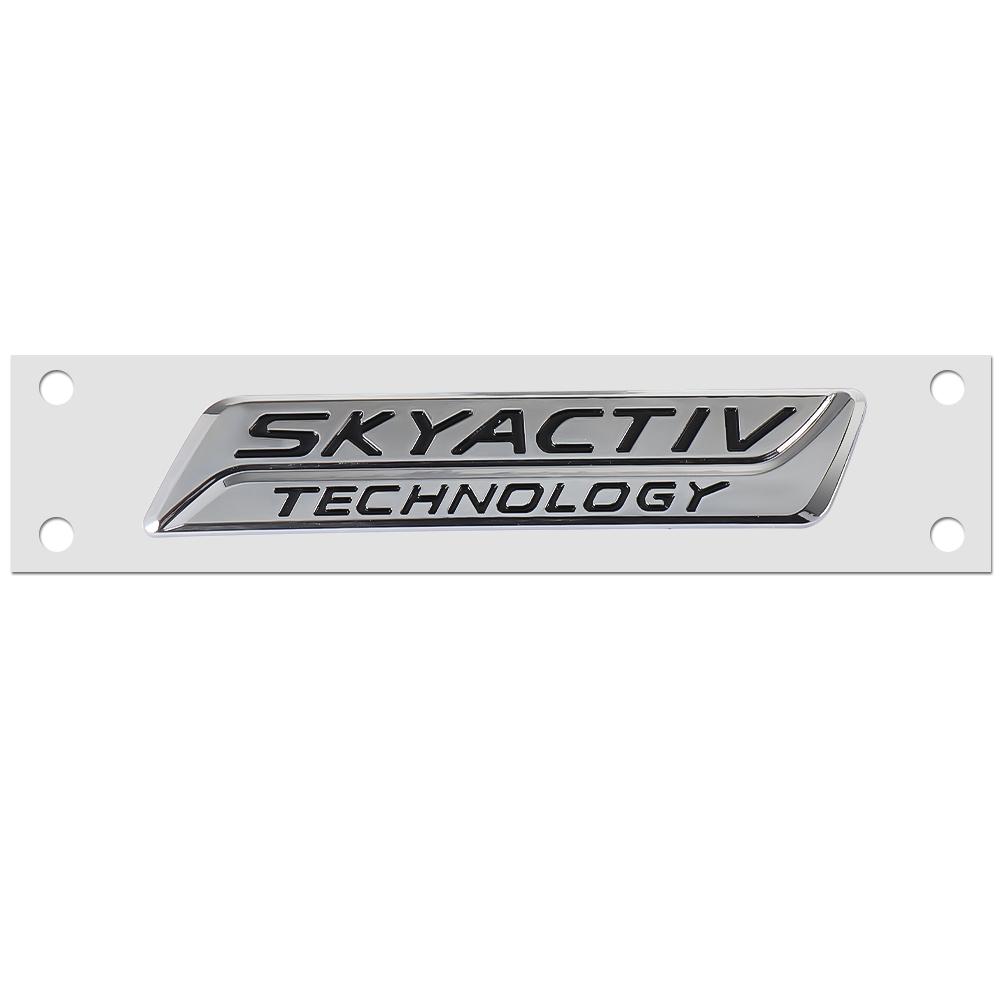 3D ABS Skyactiv Amblemi Stylingli Araba Yan Çamurluk Gövde Dekorasyon Etiketi Çıkartması Mazda 2 3 5 6 Axela Atenza Speed 6 CX-3 CX-4 İçin