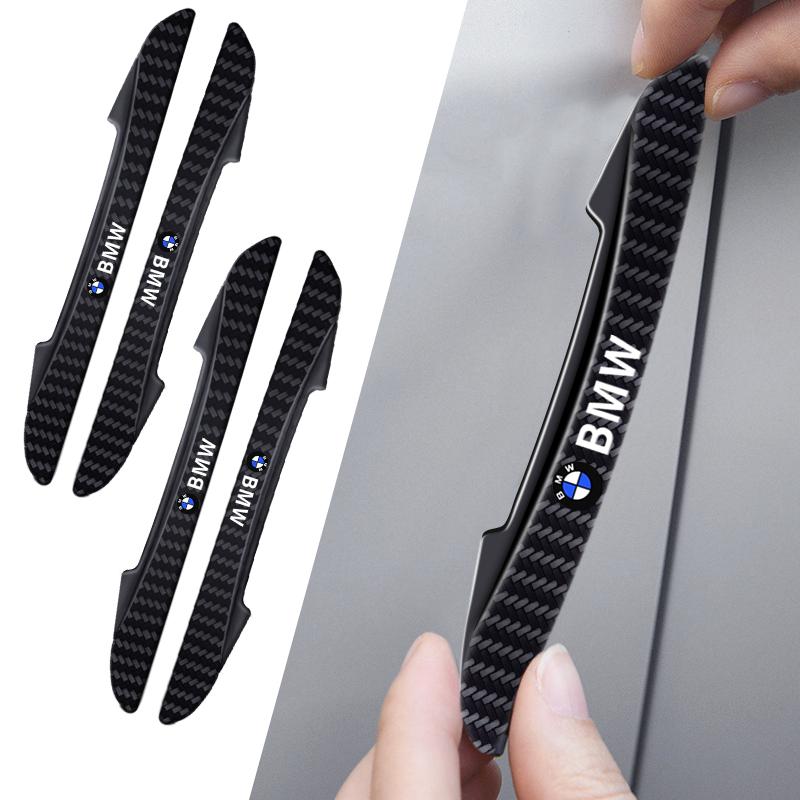 WZMR4 4pcs New Bumper Anti-collision Strip Car Door Scratch Protector Stickers For BMW Performance F25 F26 F15 F16 E90 E91 E92 E60 E84