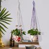 Plantehenger Innendørs Veggmontert Blomsterkurv Bomullstau Blomsterpotter Hengende Planteholdere Hjemmedekorasjoner