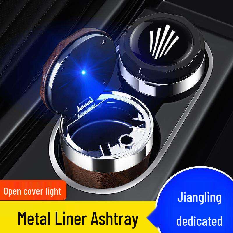 2025 Jiangling Avenue Pickup Truck Ashtray with High Flame-Resistance Interior and LED-Cover